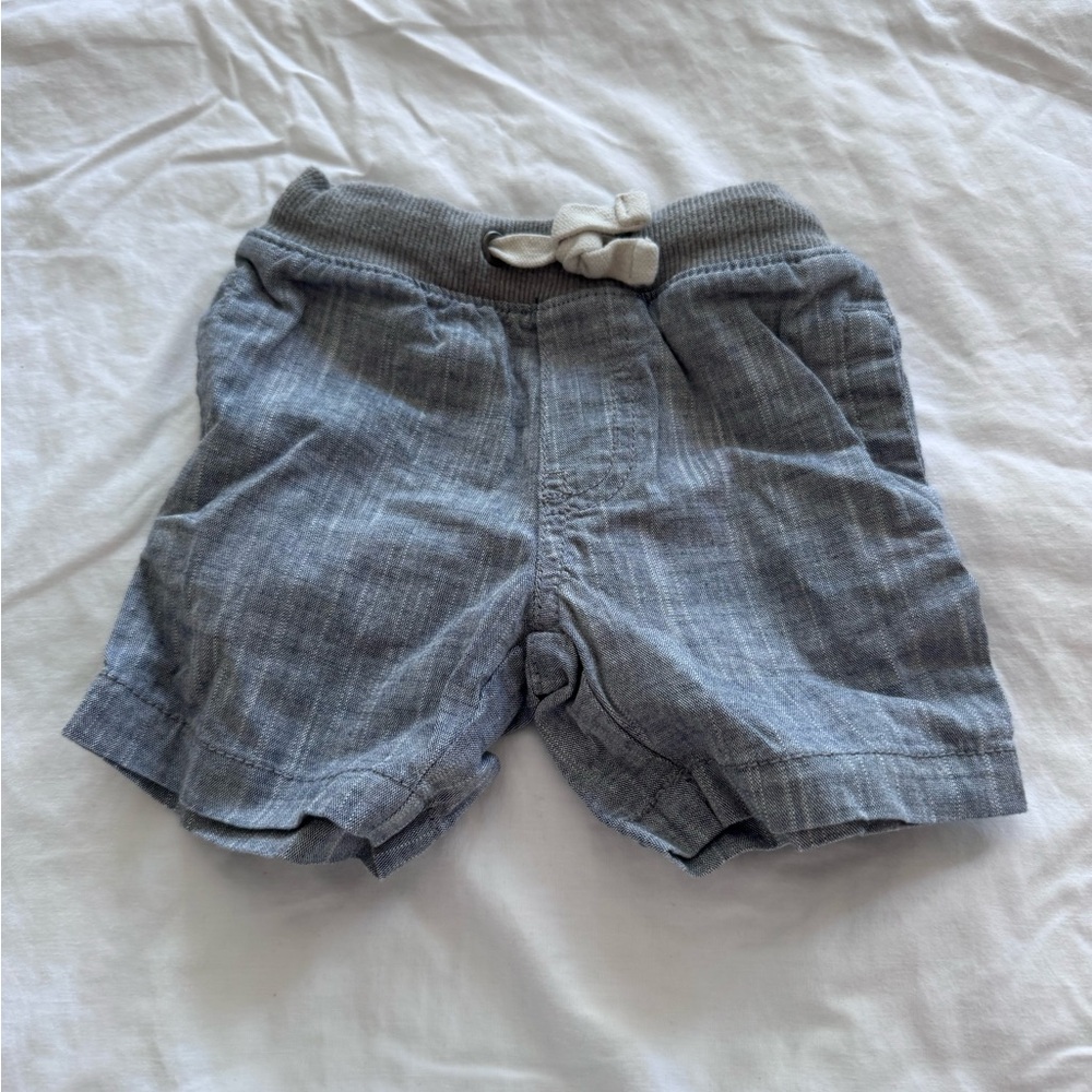 Cat & Jack Light Gray Knit-Waist Shorts